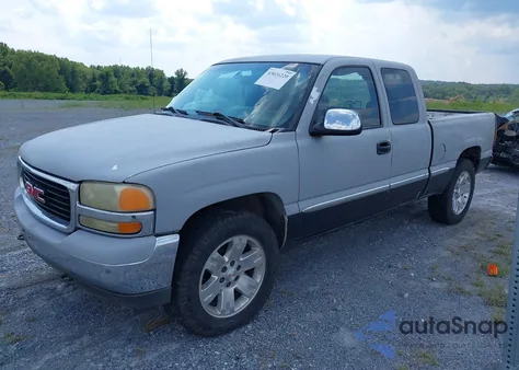 2002 GMC Sierra 1500 Sle z USA, uszkodzony, nr VIN 2GTEC19V721345759